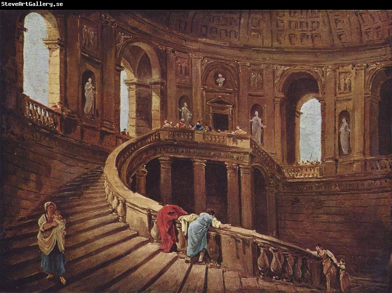 Hubert Robert Freitreppe im Schlob von Caprarola